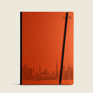 【送料無料】9都市、9色から選べる、世界の街をモチーフにしたノート